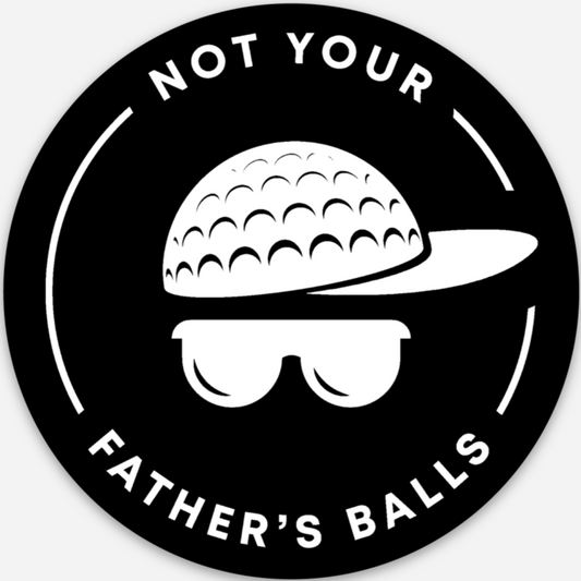 Not Your Father's Sticker - Black