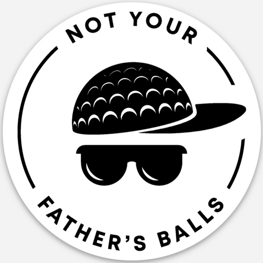 Not Your Father's Sticker - White